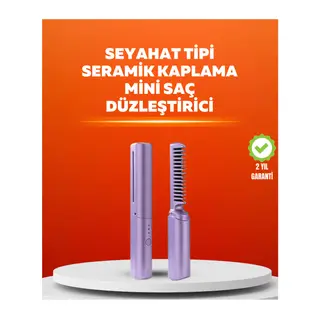 USB Şarjlı Kablosuz Saç Düzleştirici – Seyahat ve Günlük Kullanım