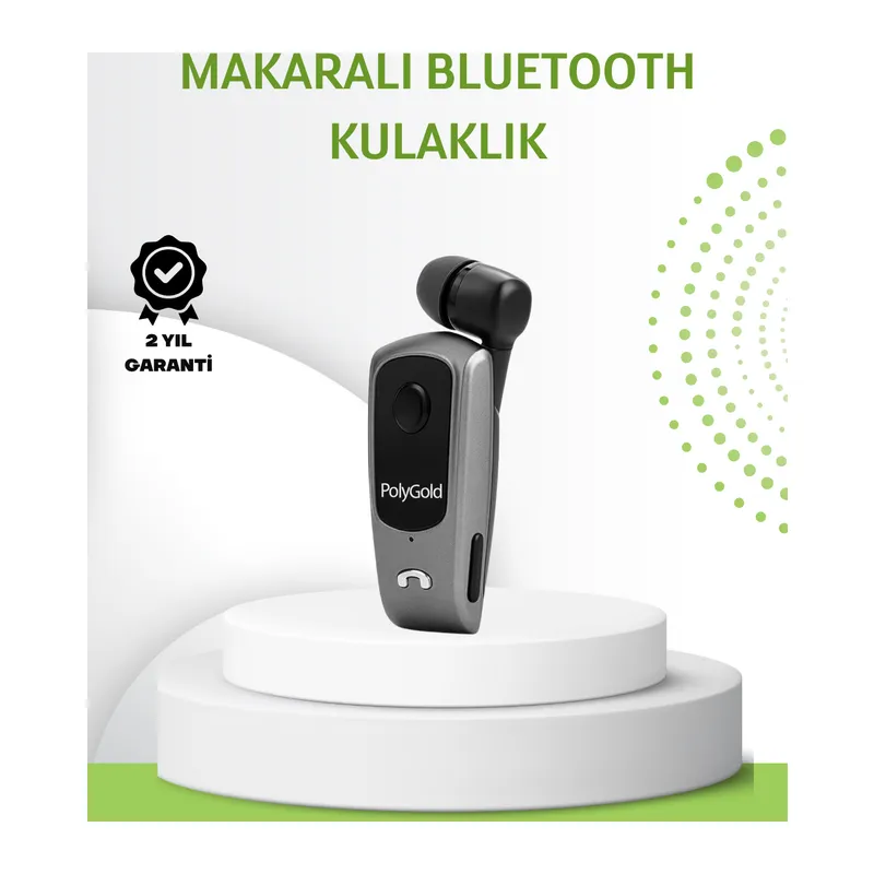 10 Saat Konuşma Süreli Klipsli Bluetooth Kulaklık