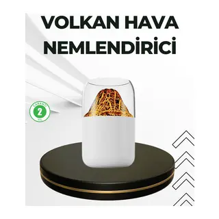 USB Şarjlı Volkanik Tasarımlı Buhar Makinesi