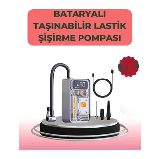 Çok Fonksiyonlu Araç, Bisiklet, Top Uyumlu Elektrikli Hava Pompası
