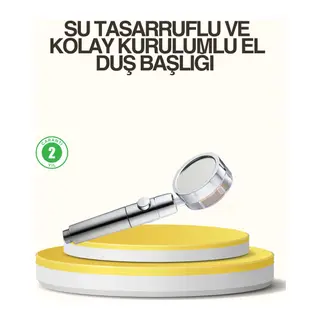 Su Basıncını Artıran Sızdırmaz Duş Başlığı