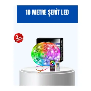 Sese Duyarlı 10M Smart Şerit Led IOS Android Kontrollü RGB Işık