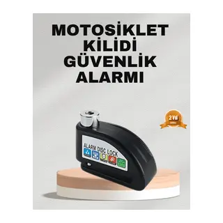Ekonomik Alarm Disk Kilidi Motosiklet Scooter Bisiklet Güvenlik