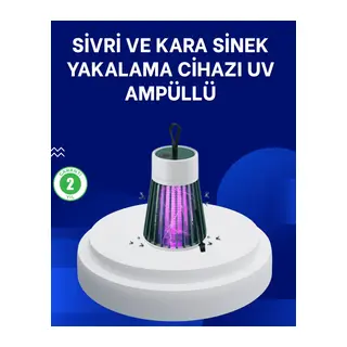 2’si 1 Arada LED Işıklı Elektrikli Böcek Öldürücü
