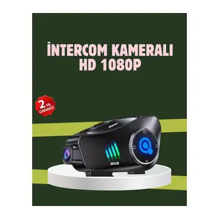 Q28 Full HD Kameralı Motosiklet Kask Kulaklığı – 45 Saat Müzik, IPX6 Su Geçirmez