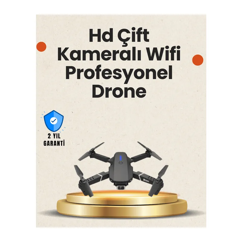 Yükseklik Sabitlemeli Katlanabilir Drone 1080P 4K Kamera Seçenekli