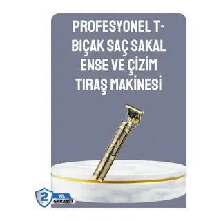 LCD Ekranlı Şarjlı Tıraş Makinesi Erkek Saç Sakal Kesme