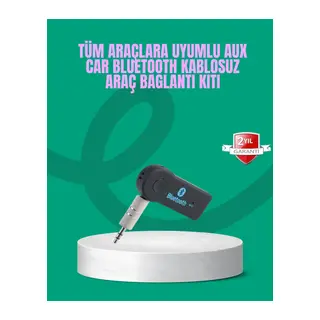 Taşınabilir Bluetooth AUX Araç Müzik ve Konuşma Kiti