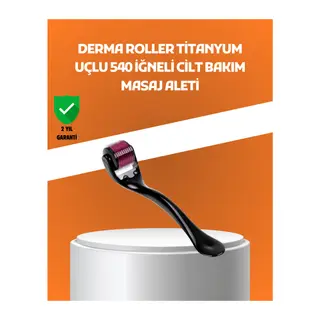 540 İğneli Titanyum Dermaroller Profesyonel Ev Tipi Cilt Yenileme Aparatı