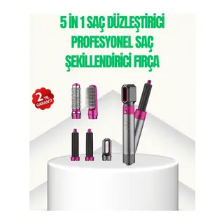 5’i 1 Arada Profesyonel Saç Şekillendirici Tek Cihazla Sınırsız Stil