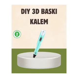 ABS ve PLA Filament Destekli 3D Yazıcı Kalem
