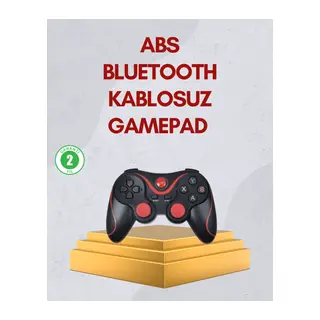 Ergonomik Tasarımlı Kablosuz Bluetooth Gamepad Titreşimli