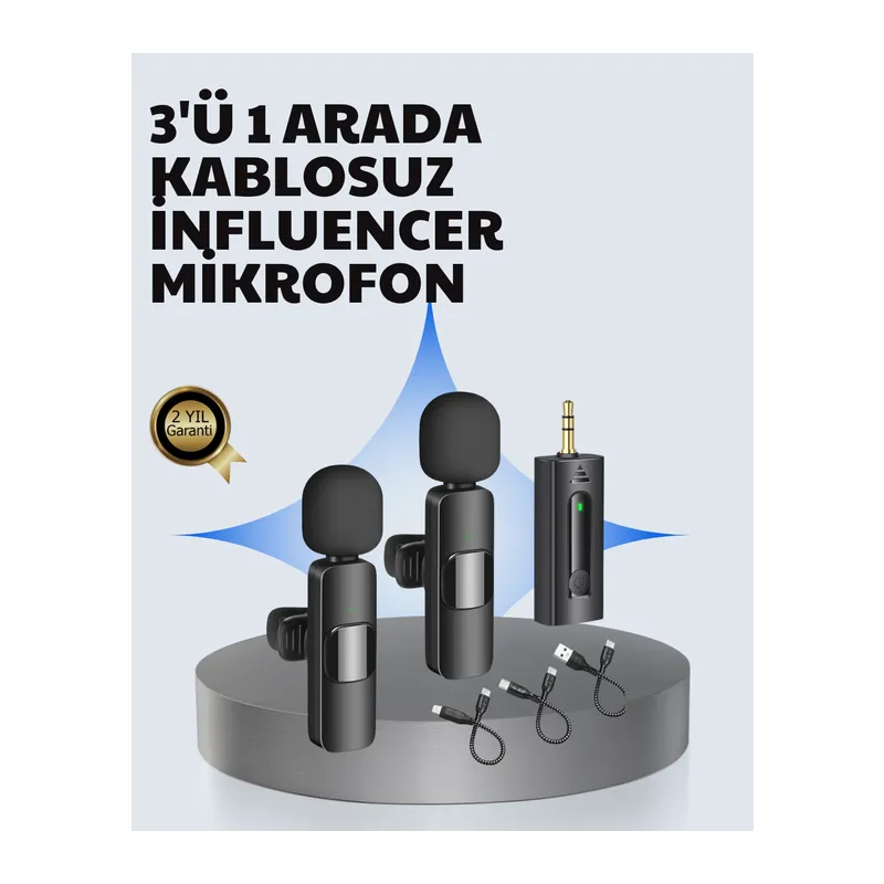Mobil Uyumlu Mikrofon - Dış Mekân İçin İdeal