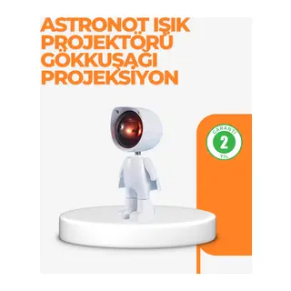 USB Şarjlı Taşınabilir Gün Batımı Projektör Lambası