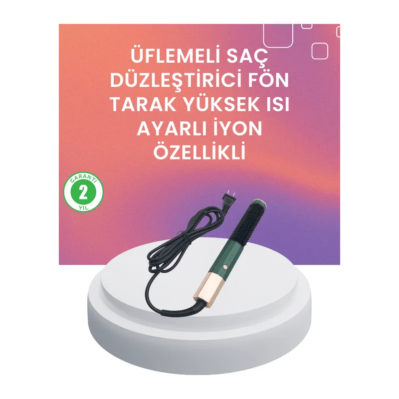 Termal Koruma Sistemli Çok Fonksiyonlu Saç Şekillendirme Cihazı