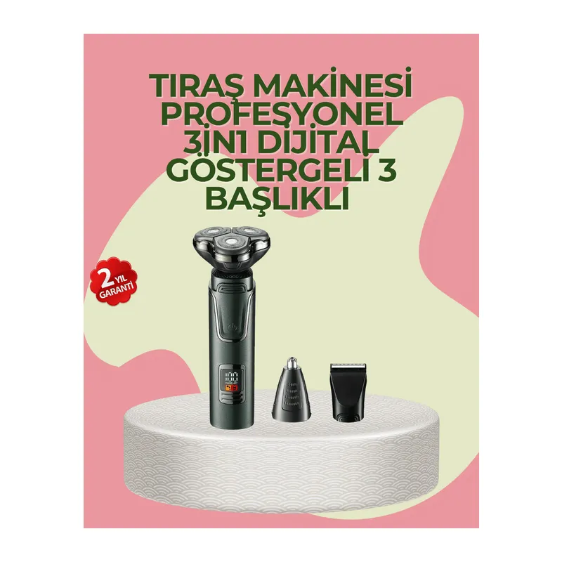 Başlıklı Şarjlı Tıraş ve Bakım Cihazı