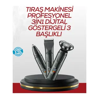 Burun, Sakal ve Saç İçin Erkek Tıraş Cihazı
