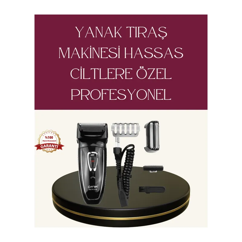 Erkekler İçin Folyo Başlıklı Tıraş Makinesi