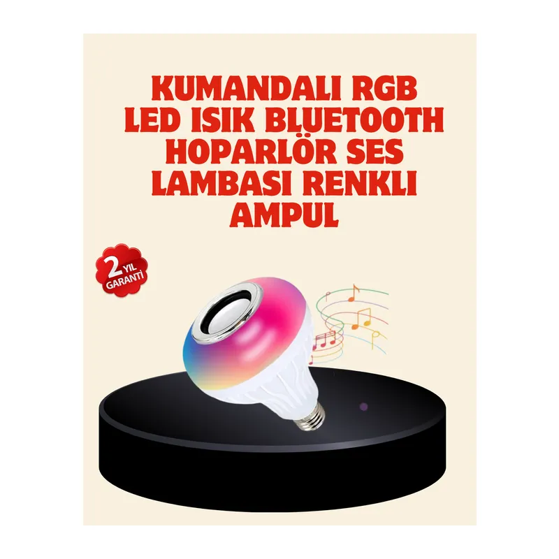 Bluetooth Bağlantılı RGB LED Ampul – Şık ve Fonksiyonel
