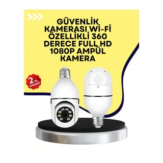 İki Yönlü Ses Destekli Ev Güvenlik Kamerası – Yerel Kayıt Özellikli