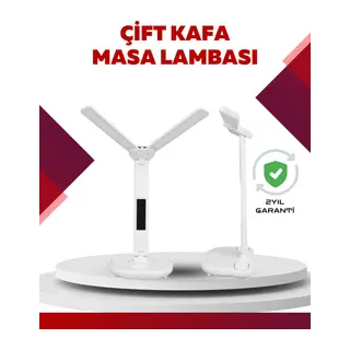 Göz Koruyucu LED Okuma Lambası | Titreşimsiz Işık, Kalemlik ve Stand Fonksiyonlu