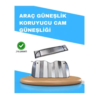 Katlanabilir Alüminyum Araç Güneşliği – UV Koruma ve Klima Tasarrufu Bir Arada