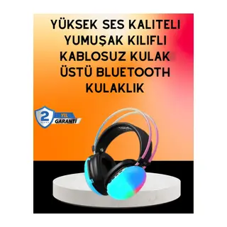 IPX4 Suya Dayanıklı Kablosuz Kulak Üstü Gaming Kulaklık