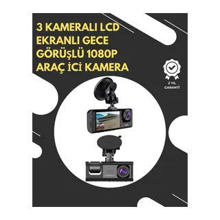 G-Sensör ve Hareket Algılama Destekli 1080p Araç İçi Güvenlik Kamerası
