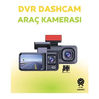 1080p Ön, 720p Arka ve İç Kamera ile %100 Kapsama – Gece Görüşlü Araç Kamerası