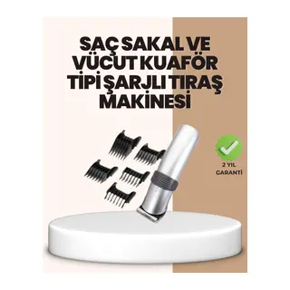 Tıraş Makinesi Temizlik ve Yağlama Setiyle Birlikte