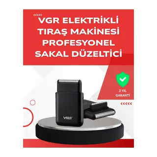 ABS Gövdeli Süper İnce Elektrikli Sakal Kesici – 45 dk Kablosuz Kullanım, Yanak Makası Dahil