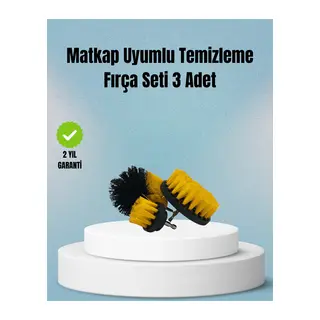 Matkap Uyumlu Temizlik Fırçası – Kablolu ve Akülü Matkaplarla Kullanılabilir