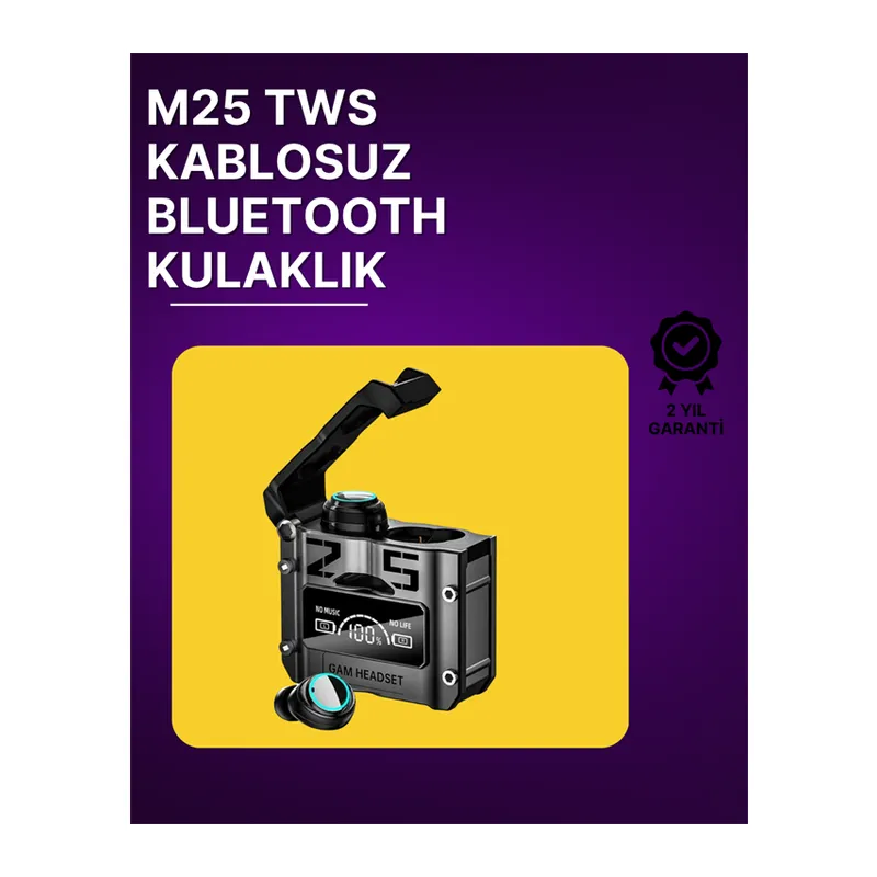Bluetooth 5.3 Kablosuz Kulaklık | Powerbank Şarj Kutulu | Ultra HD Ses Kalitesi