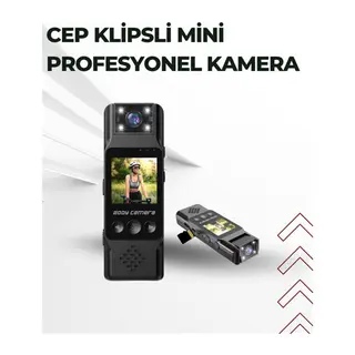 WiFi ile Uzaktan Erişimli Mini Kamera – 1200mAh Batarya, 1080P Video Çekimi