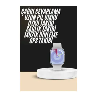 Akıllı Saat Kulaklık Hediyeli Uyku ve Sağlık Takibi Yapabilen Uzun Ömürlü