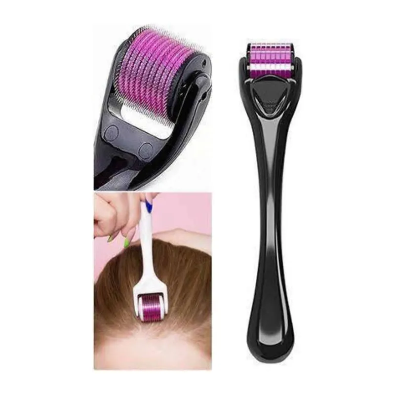 540 Iğneli Derma Roller 1Mm Titanyum Uçlu Saç Kaş Serum Kullanımına Uygun