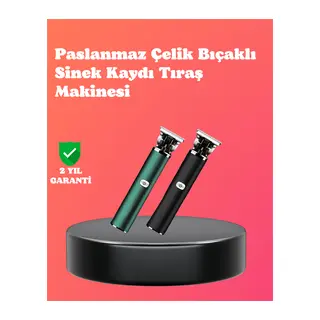 Paslanmaz Çelik Bıçaklı Sinek Kaydı Tıraş Makinesi Uzun Ömürlü