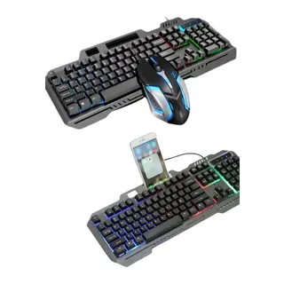 RGB Işıklı Gaming Oyuncu Klavye Q Klavye Mouse Hediyeli