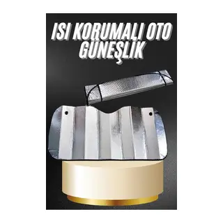 Araba Ön Cam Güneşliği Katlanabilir Oto Güneşlik Tüm Araç Modellerine Uygun