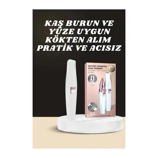 Kulak Burun ve Yüz Epilasyon Aleti ve Yüz Masaj Aleti İkili Cilt Bakım Seti