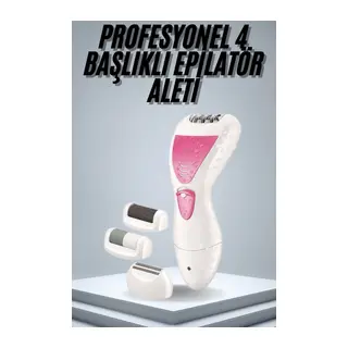 Epilatör Cihazı Epilasyon Aleti Çoklu Başlık Seçeneği Ayak Törpüsü
