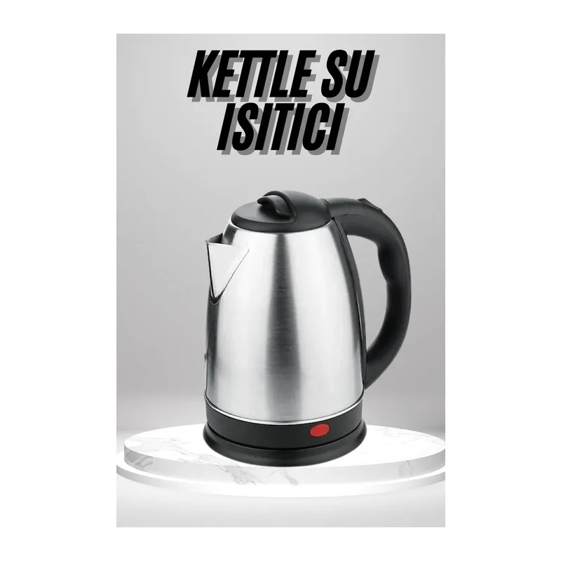 Su Isıtıcı 220 - 240 V Paslanmaz Çelik Kettle Uzun Ömürlü 2000 Watt