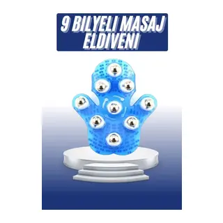 Masaj Aleti El Şeklinde Omuz Bacak Bilyeli Masaj Eldiveni El Şekilli