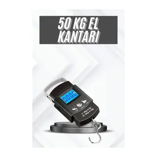 Profesyonel El Terazisi El Kantarı 50 Kg Dijital Göstergeli Tartı