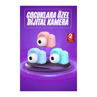 Dijital Fotoğraf Makinesi Çocuk Mini 1080p HD Kaliteli Renkli