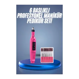 Profesyonel Manikür Pedikür Seti Törpü Makinesi Protez Tırnak Çıkarma