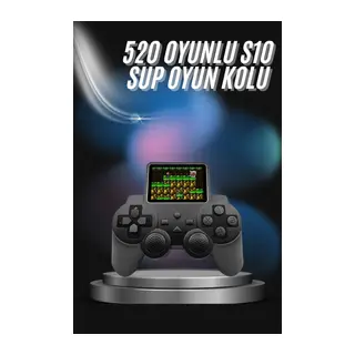 S10 Gamepad 520 Oyunlu Klasik Taşınabilir Retro Oyunlar Oyun Konsolu El Atarisi