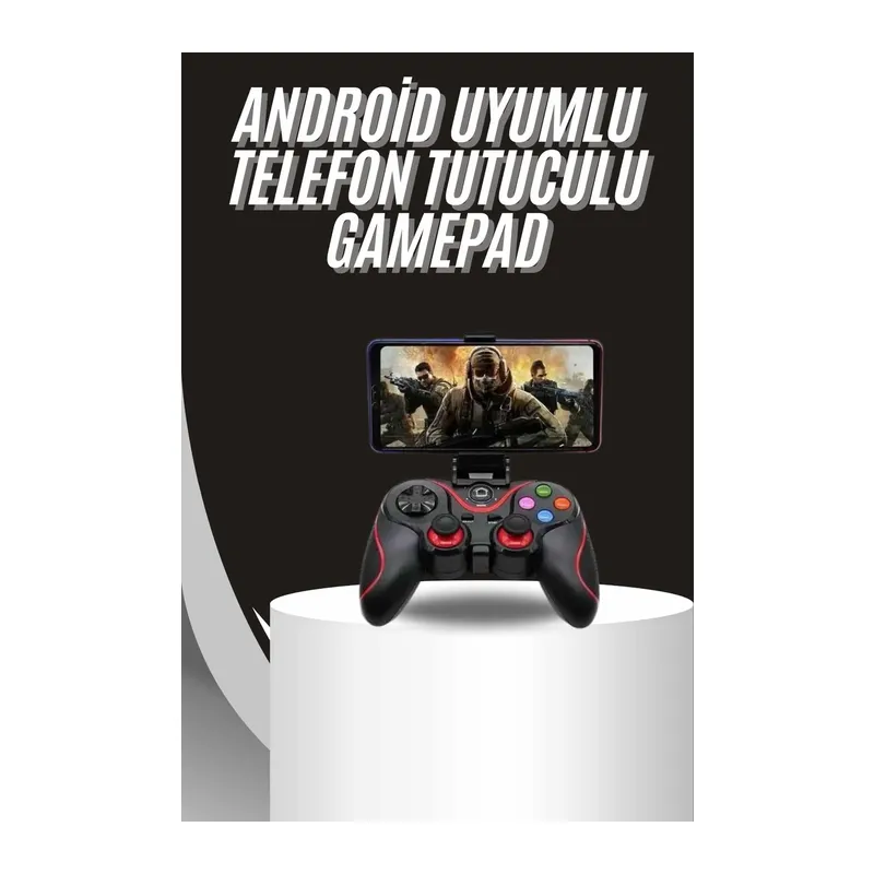 Kablosuz Oyun Kolu Bluetooth Joystick Gamepad Android Uyumlu
