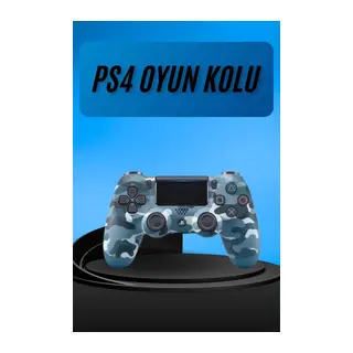 PS4 Joystick Oyun Kolu Titreşimli Uzun Pil Ömrü USB Şarj Kablolu