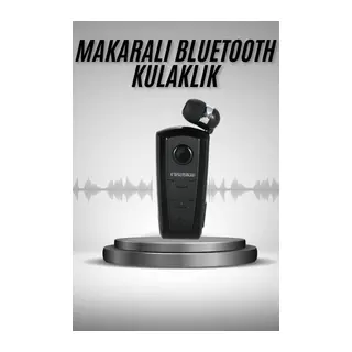 Makaralı Bluetooth Kulakiçi Yaka Kulaklığı Kablosuz Kulaklık